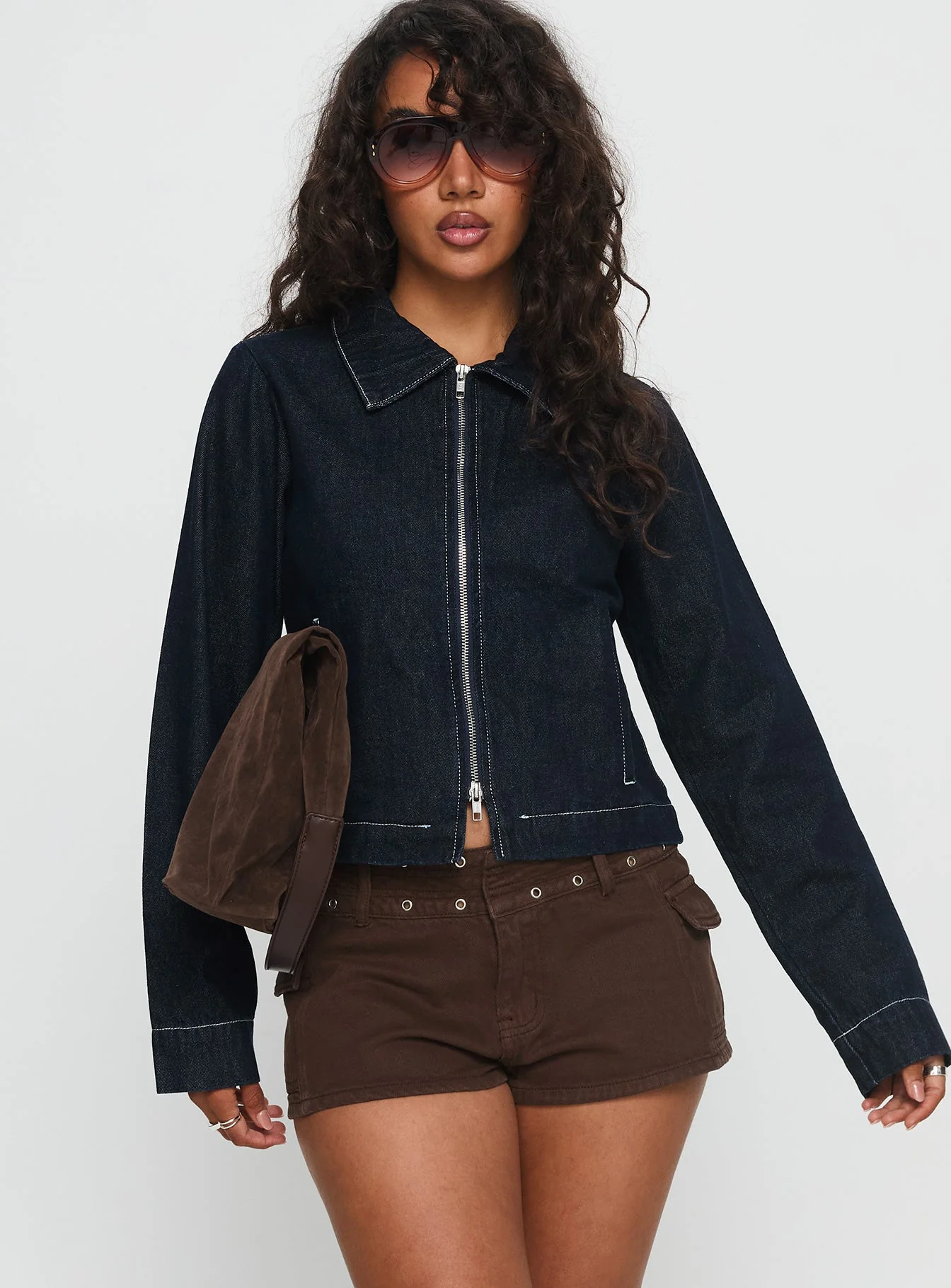 Yuritzi Denim Jacket Indigo - Image 2