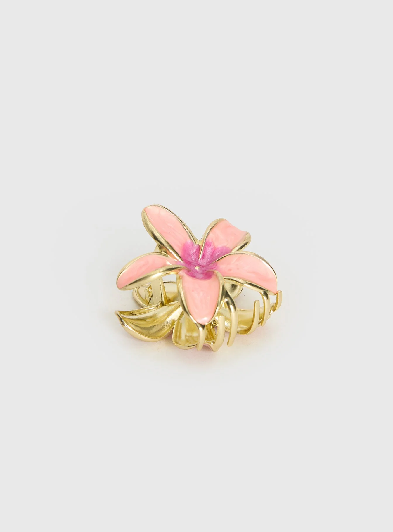 Zerah Flower Hair Clip Pink - Image 3