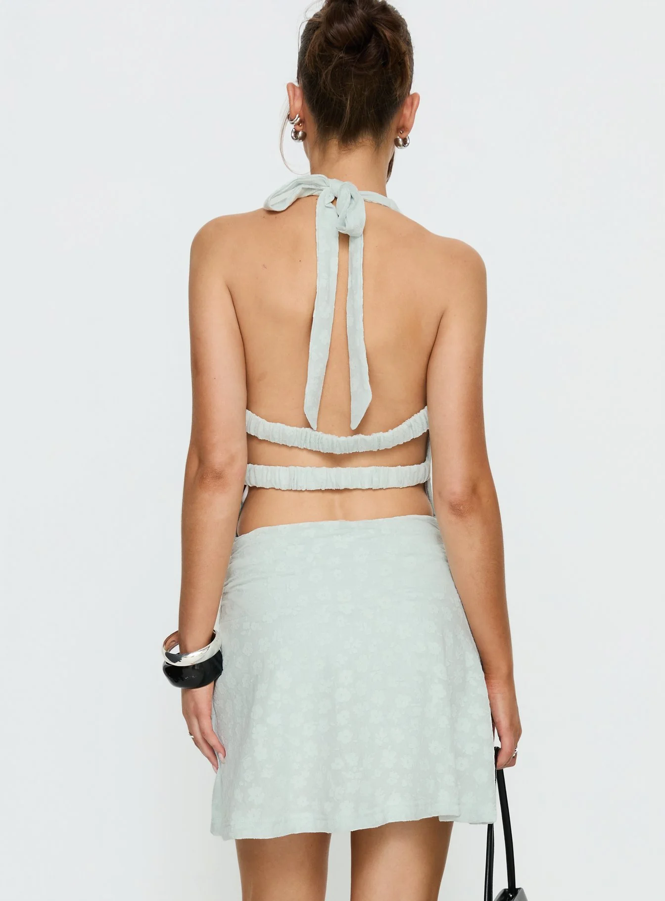 Zowie Halter Playsuit Blue - Image 4